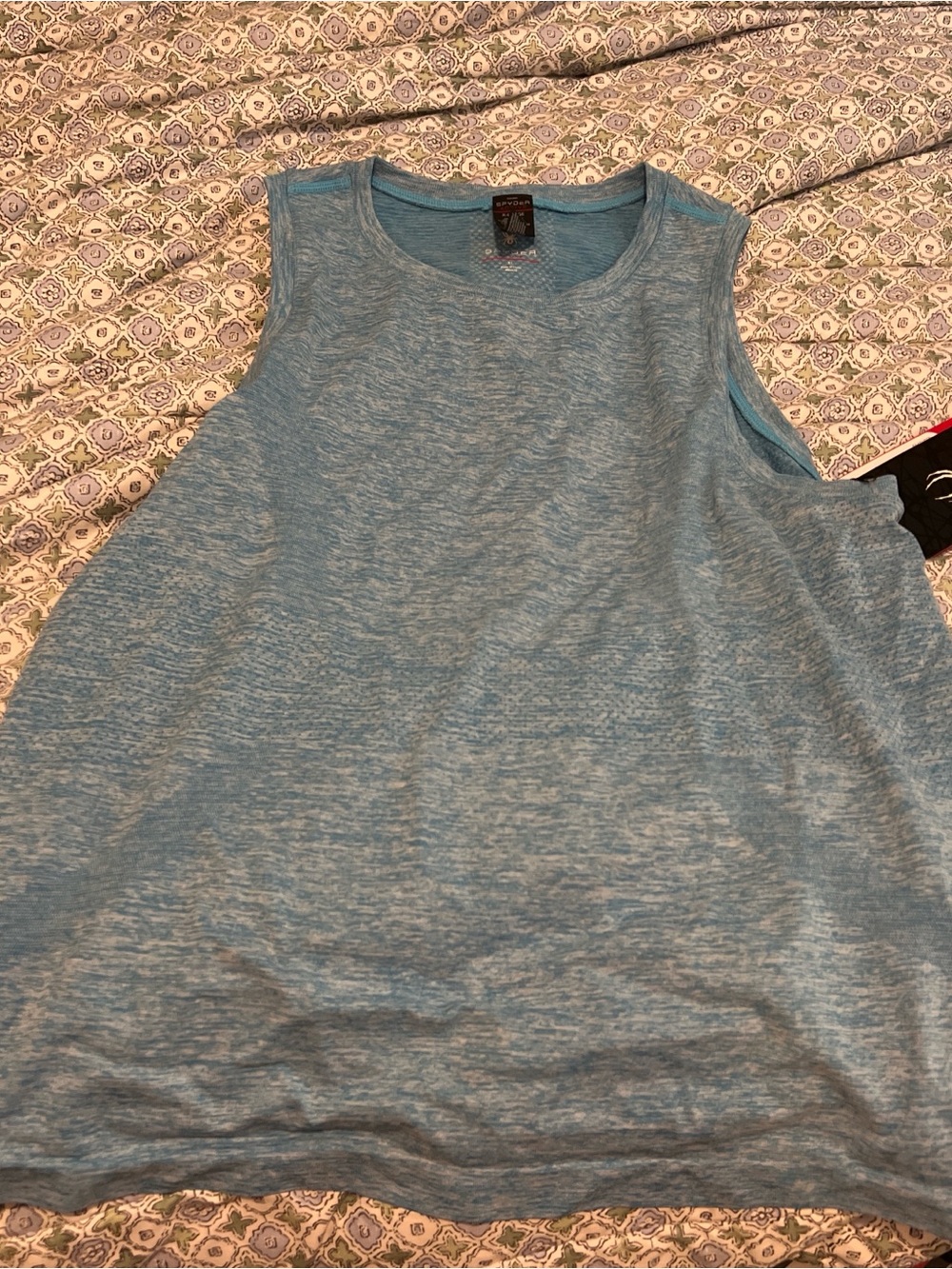 Spyder Women’s Heathered Light Blue Tank Top